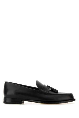 Black leather Novus loafers Black THE ROW (F2113L58)