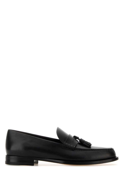 Black leather Novus loafers Black THE ROW (F2113L58)