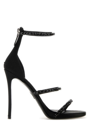 Black satin sandals DSQUARED (HSW027700103941)