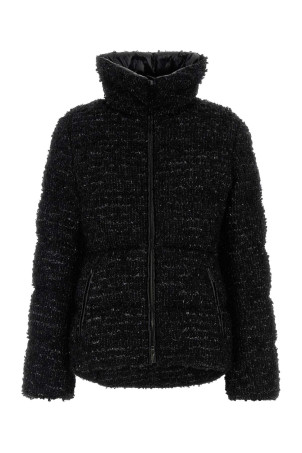 Черная пуховая куртка Urbel из букле Черная MONCLER (K20931A002455981W)