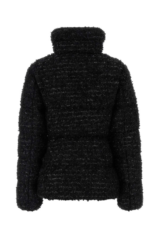 Черная пуховая куртка Urbel из букле Черная MONCLER (K20931A002455981W)