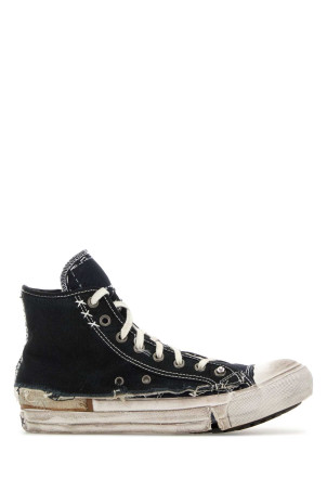 Midnight blue canvas Loved to Death sneakers MAISON MARGIELA (S39WS0129P7454)