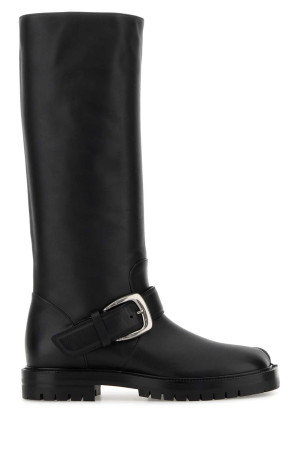 Чорні шкіряні черевики Tabi MAISON MARGIELA (S57WW0038P3292)