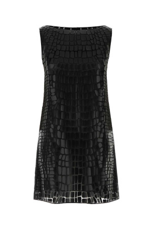 Black silk Uptown mini dress DSQUARED (S72CV0696S53639)
