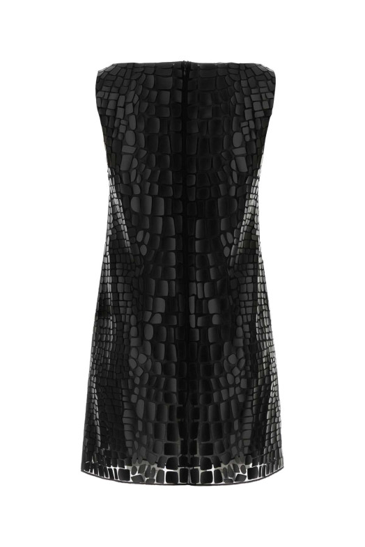 Black silk Uptown mini dress DSQUARED (S72CV0696S53639)