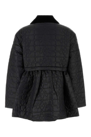 Charcoal nylon jacket GANNI (W0964)