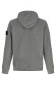 Logo badge hoodie Gray