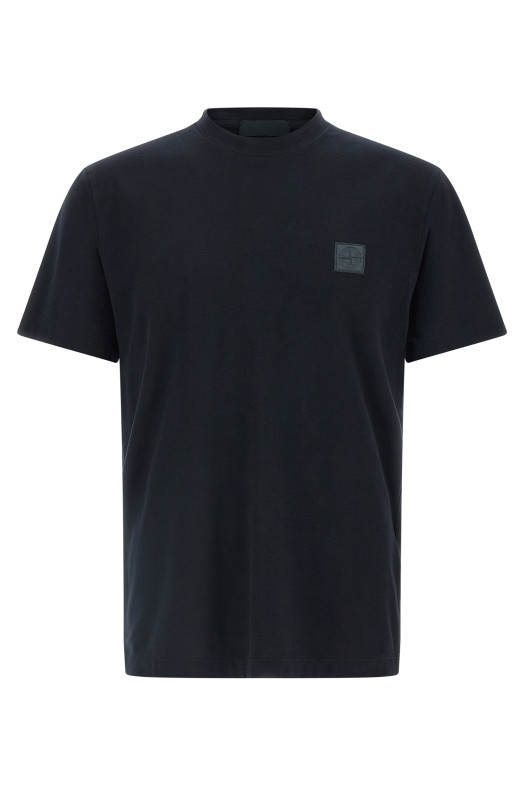 Logo patch t-shirt Black