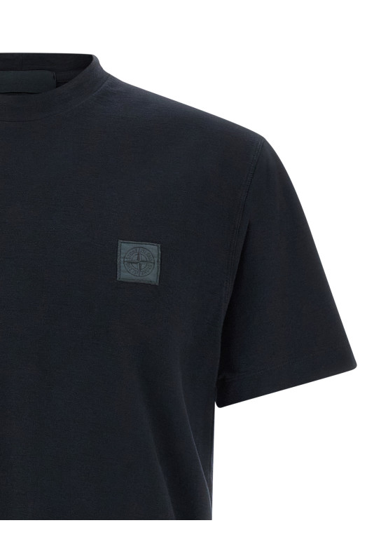 Logo patch t-shirt Black