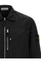 Logo badge overshirt Black