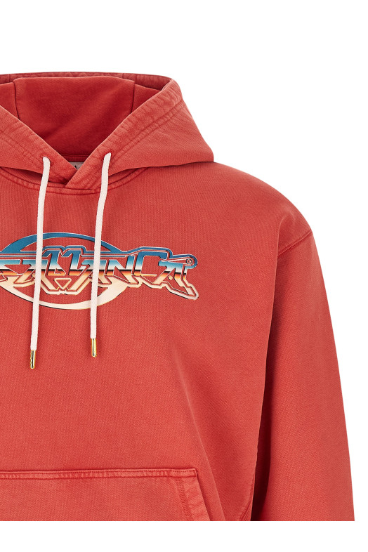 'Chrome' hoodie Red