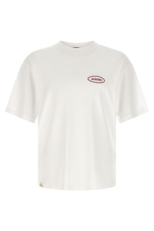 JACQUEMUS 'Le Tshirt Stazione' Футболка Біла 25ETSM00306AJ001701IX