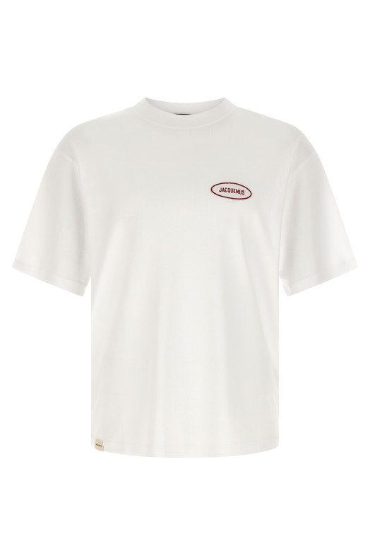 JACQUEMUS 'Le Tshirt Stazione' Футболка Белая 25ETSM00306AJ001701IX