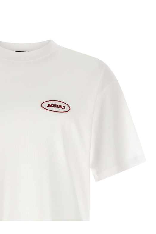 JACQUEMUS 'Le Tshirt Stazione' Футболка Белая 25ETSM00306AJ001701IX