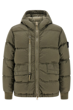 Metal Nylon down jacket Green