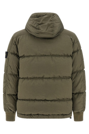 Metal Nylon down jacket Green