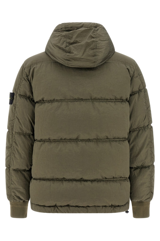 Metal Nylon down jacket Green