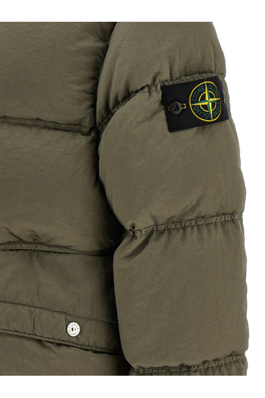 Metal Nylon down jacket Green