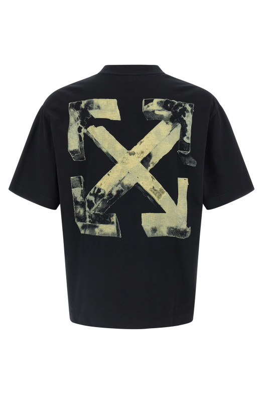 'Cloudy Arrow' T-shirt Black