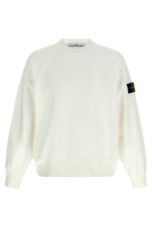 Logo badge sweatshirt White