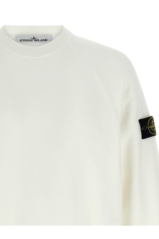 Logo badge sweatshirt White