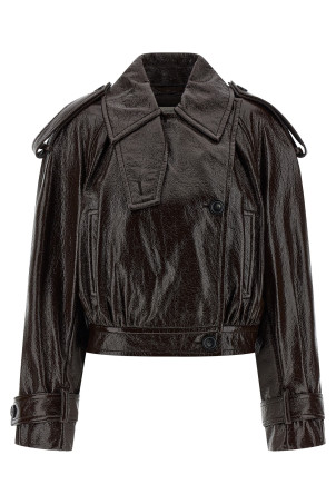 'Beta1234' trench coat Brown