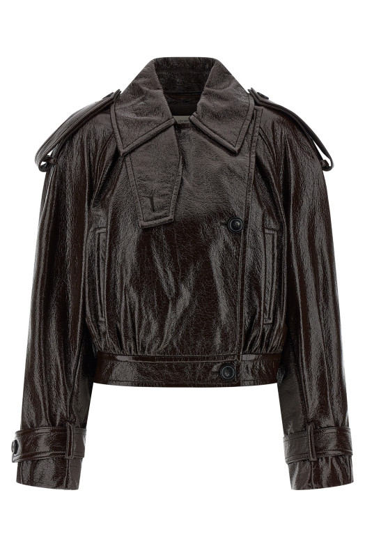 'Beta1234' trench coat Brown