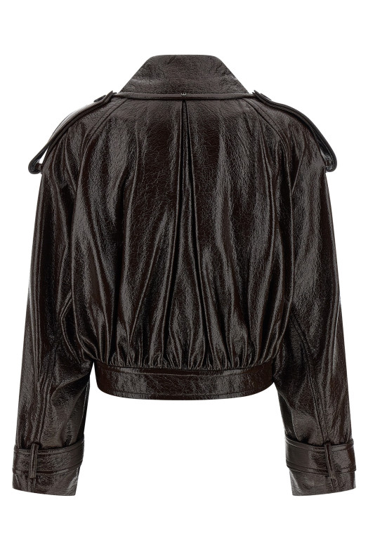 'Beta1234' trench coat Brown