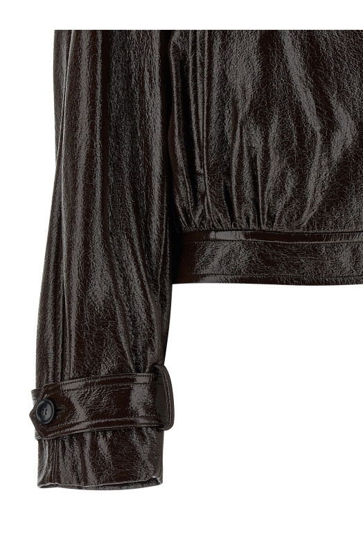 'Beta1234' trench coat Brown