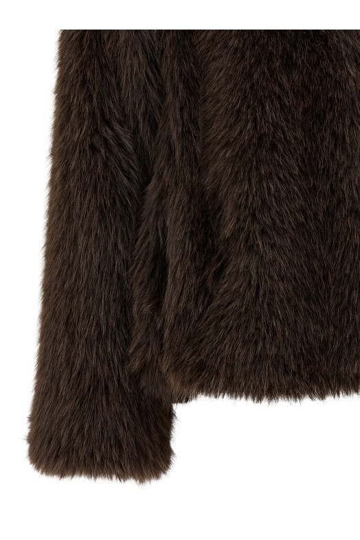 Шуба из искусственного меха «Brenta1234» Коричневая 2525086013600005