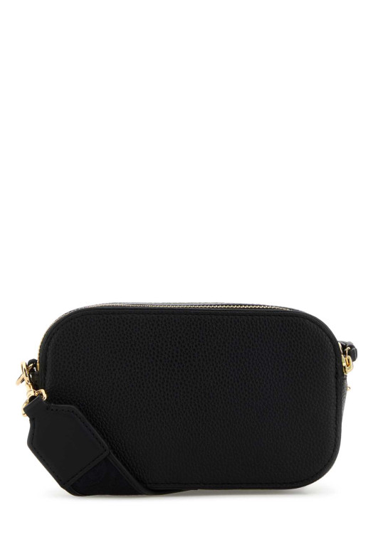 Black leather mini Miller crossbody bag TORY BURCH (171956)