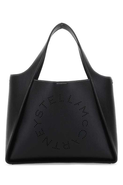 Black alter mat Stella Logo shoulder bag Black STELLA McCARTNEY (513860WP0057)