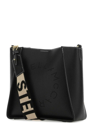 Black alter mat mini Stella Logo shoulder bag Black STELLA McCARTNEY (700073WP0057)
