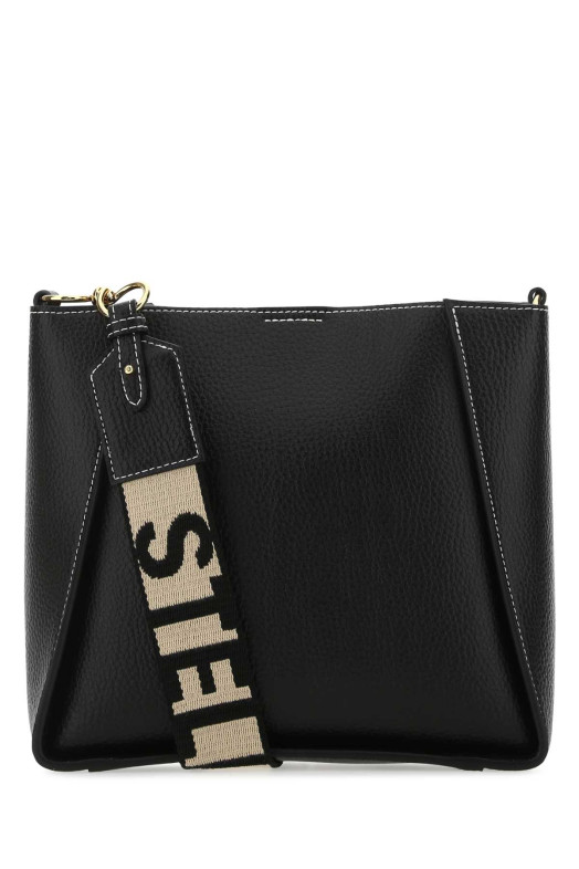 Black alter mat mini Stella Logo shoulder bag Black STELLA McCARTNEY (700073WP0057)