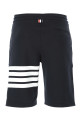 Dark blue cotton bermuda shorts THOM BROWNE (MJQ012H00535)