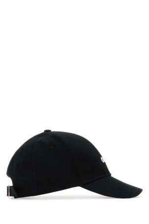 Black cotton baseball cap OFF WHITE (OMLB06DC99FAB001)