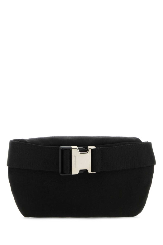 Black canvas Cordura belt bag PALM ANGELS (PMNO009C99FAB001)