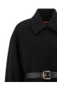'Pausa' coat Black