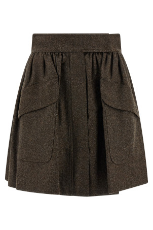 Юбка «Bernini 1234» коричневого цвета 2521106503600001