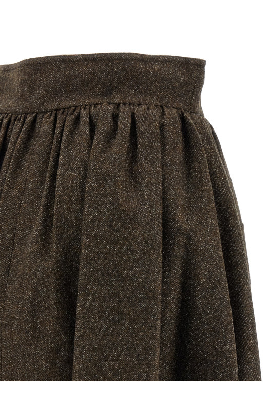 Юбка «Bernini 1234» коричневого цвета 2521106503600001