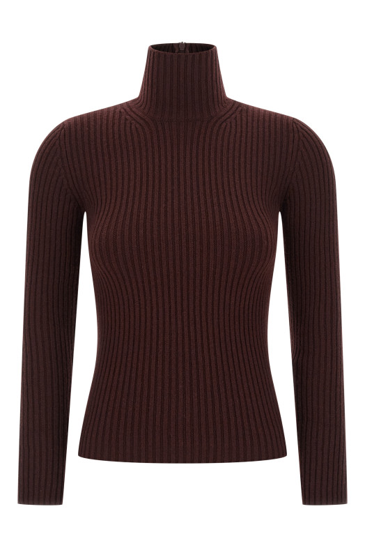 'Aral1234' turtleneck sweater Bordeaux