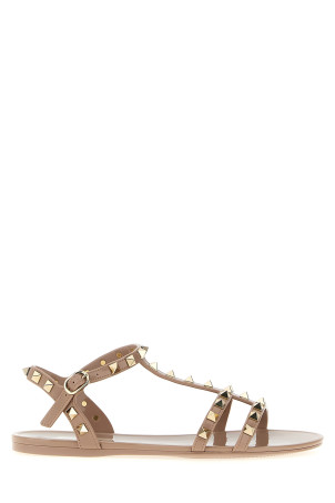 Сандалии Valentino Garavani «Rockstud» Розовые W2S0H38PVSP45