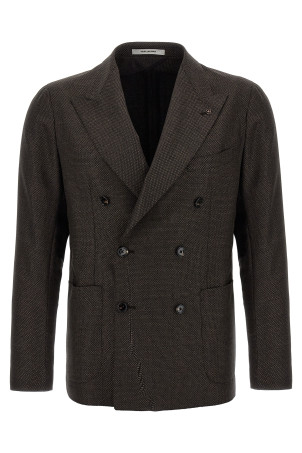 Блейзер с микроквадратами Коричневый TAGLIATORE 1SMC20K060109M3192