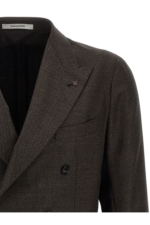 Блейзер с микроквадратами Коричневый TAGLIATORE 1SMC20K060109M3192