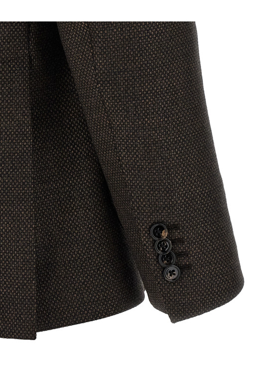 Блейзер с микроквадратами Коричневый TAGLIATORE 1SMC20K060109M3192