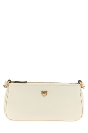 'Half Moon Baguette' mini crossbody bag White