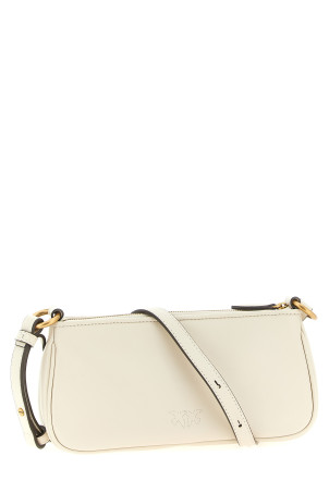 'Half Moon Baguette' mini crossbody bag White