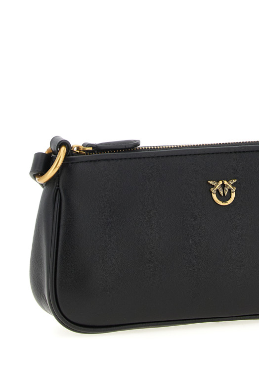 'Half Moon Baguette' mini crossbody bag Black