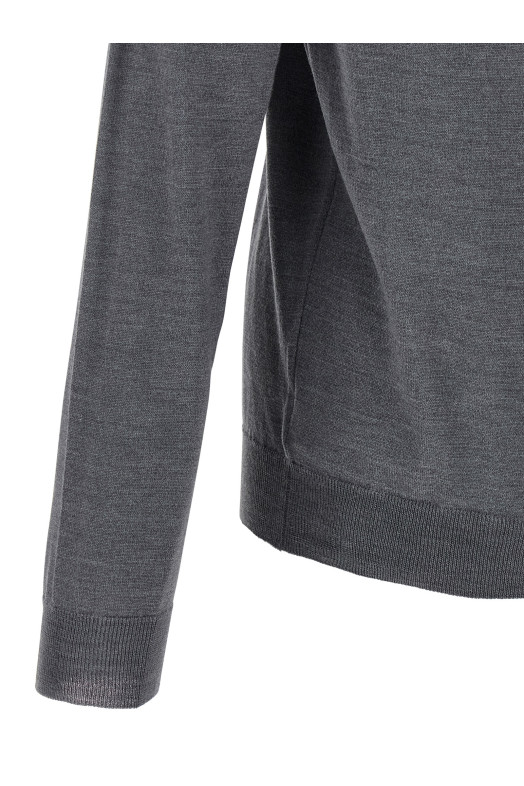 Шерстяной свитер Flexwool Серый ZANONE 810234Z0290N7284