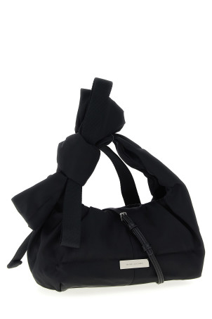 'The Bow Nylon Mini Sack' handbag Black